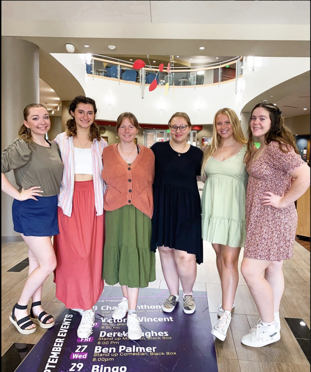 Outgoing Panhellenic council members